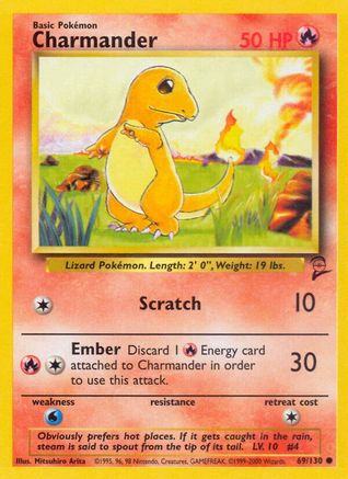 Charmander 69/130 - [Base Set 2]