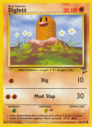 Diglett (71/130) [Ensemble de base 2] 