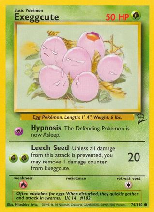 Exeggcute 74/130 - [Base Set 2]