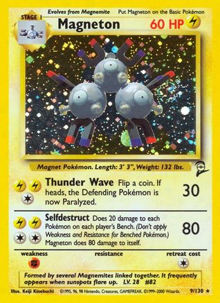 Magneton 9/130 - [Base Set 2] Holofoil