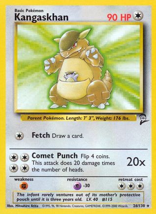 Kangaskhan 26/130 - [Base Set 2]