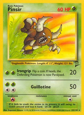 Pinsir 29/130 - [Base Set 2]
