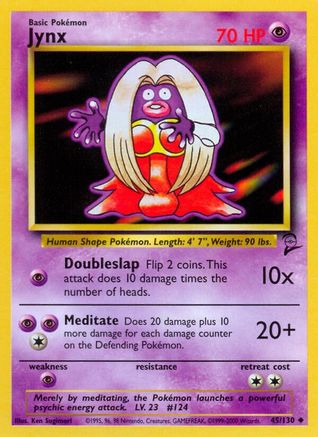Jynx 45/130 - [Base Set 2]