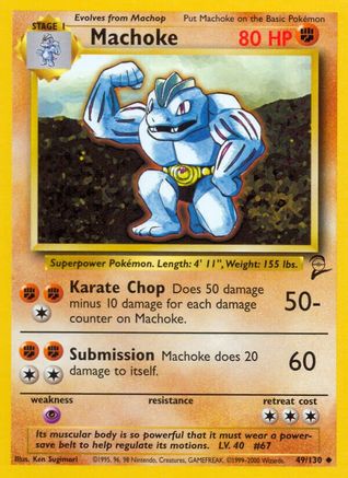 Machoke 49/130 - [Base Set 2]