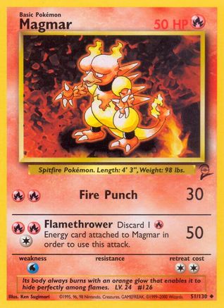 Magmar 51/130 - [Base Set 2]