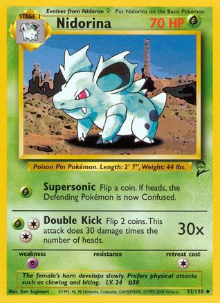 Nidorina 53/130 - [Base Set 2]