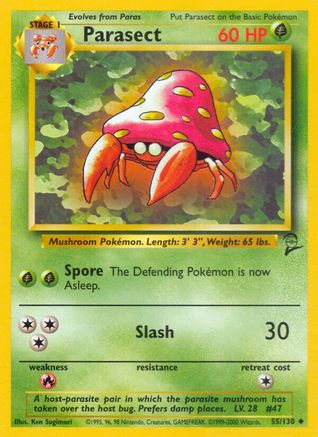 Parasect 55/130 - [Base Set 2]
