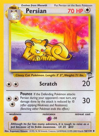 Persian 56/130 - [Base Set 2]