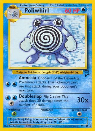 Poliwhirl 57/130 - [Base Set 2]