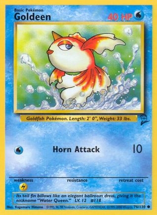 Goldeen 76/130 - [Base Set 2]
