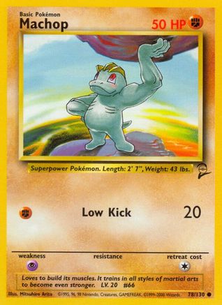 Machop 78/130 - [Base Set 2]