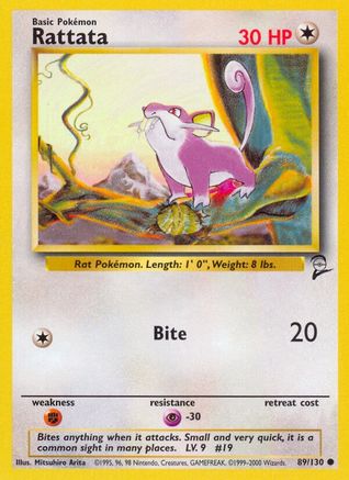 Rattata 89/130 - [Base Set 2]