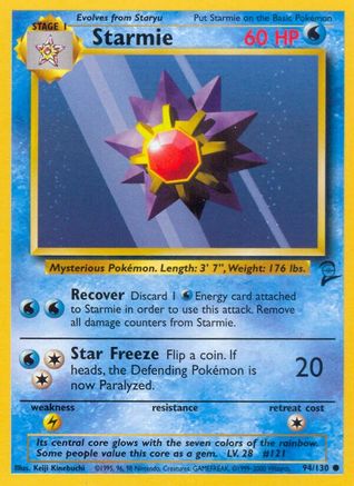 Starmie (94/130) [Ensemble de base 2] 