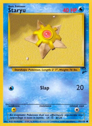 Staryu 95/130 - [Base Set 2]