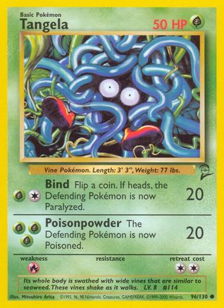 Tangela 96/130 - [Base Set 2]