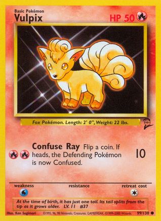 Vulpix 99/130 - [Base Set 2]
