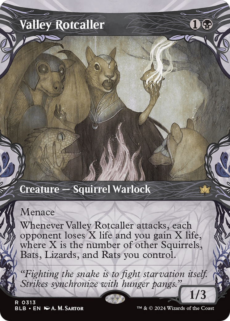 Valley Rotcaller (BLB-313) - [Bloomburrow]: (Showcase)