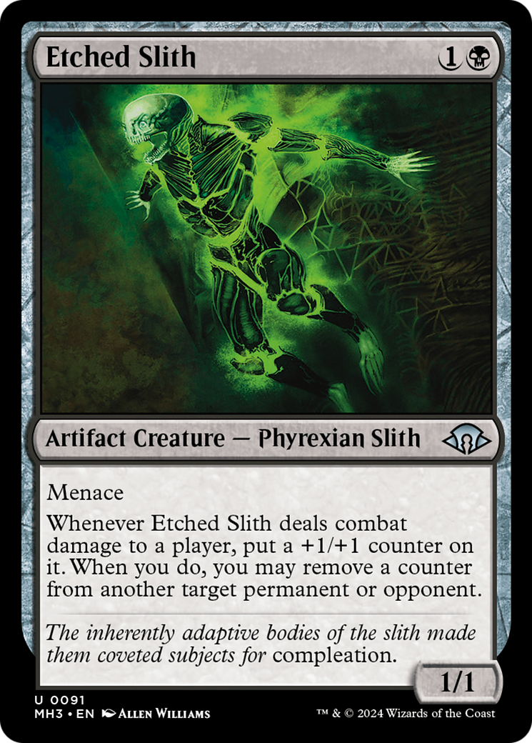 Etched Slith (MH3-091) - [Modern Horizons 3] Foil