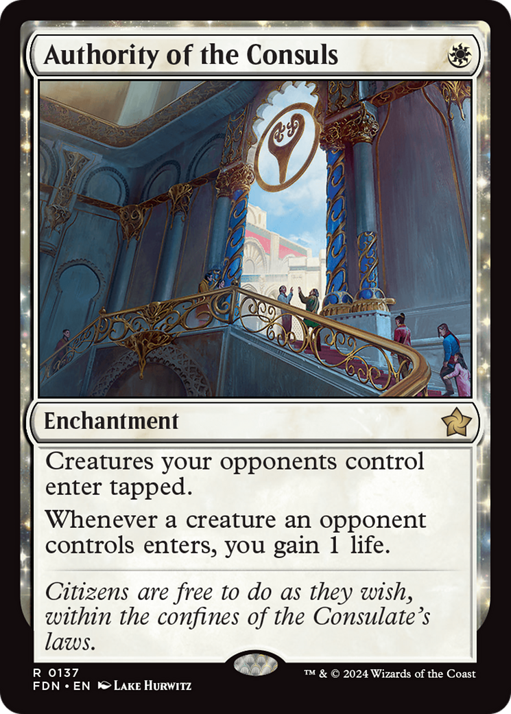 Authority of the Consuls (FDN-137) - [Foundations] Foil