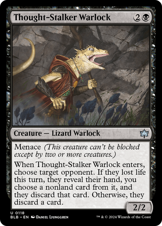 Thought-Stalker Warlock (BLB-118) - [Bloomburrow] Foil