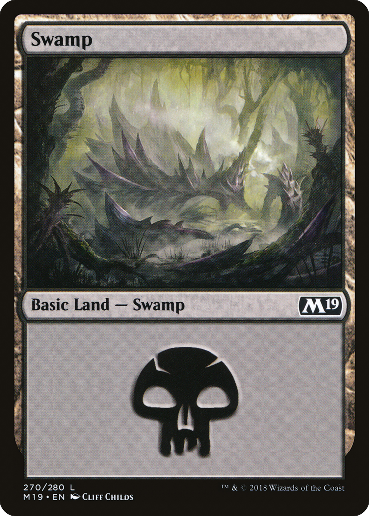 Swamp (M19-270) - [Core Set 2019]