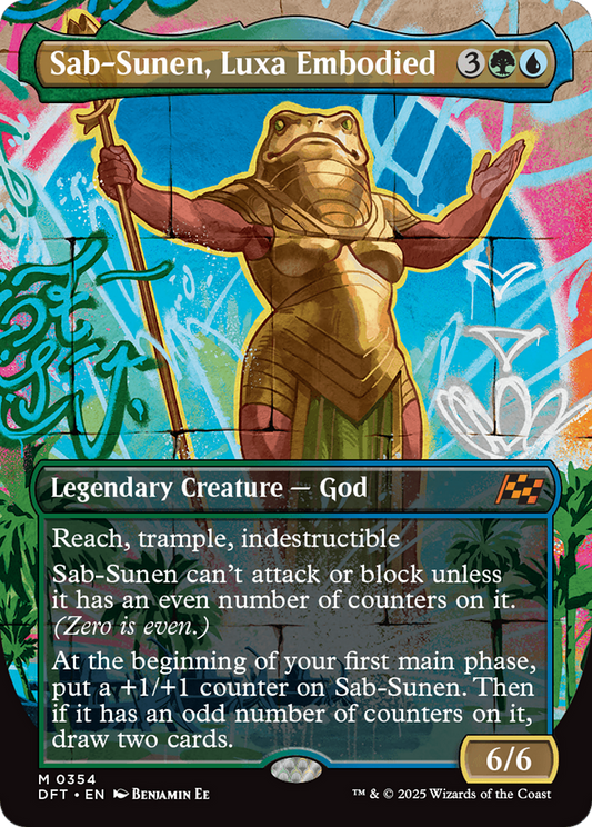 Sab-Sunen, Luxa Embodied (DFT-354) - [Aetherdrift] (Borderless) Foil
