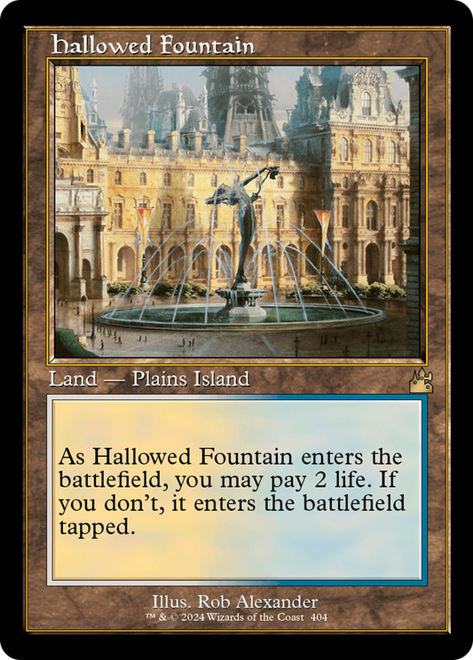 Hallowed Fountain (RVR-404) - [Ravnica Remastered]
