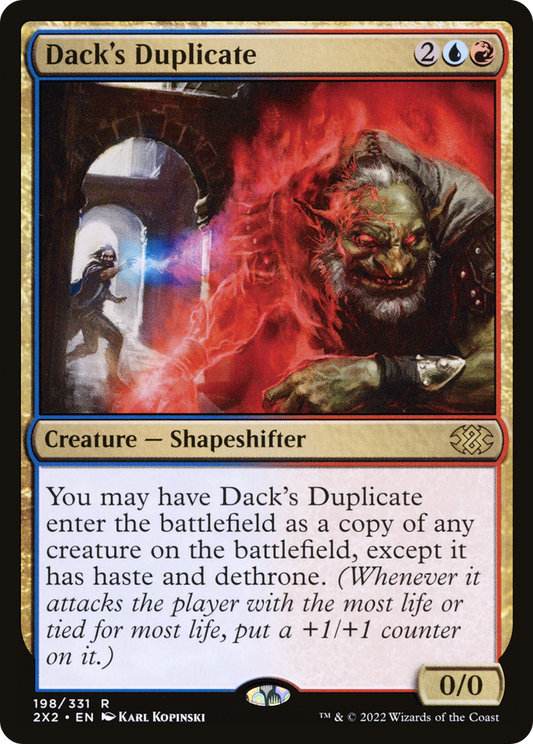Dack's Duplicate (2X2-198) - [Double Masters 2022] Foil