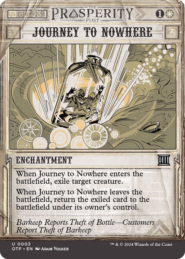 Journey to Nowhere (OTP-003) - [Breaking News]: (Showcase) (Borderless)