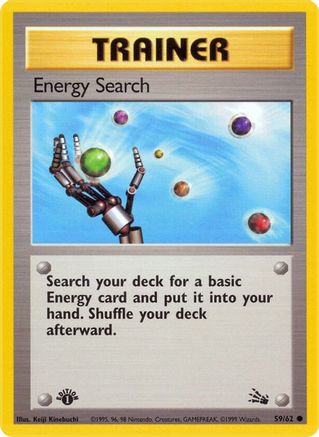 Energy Search 59/62 - [Fossil] 1st Edition