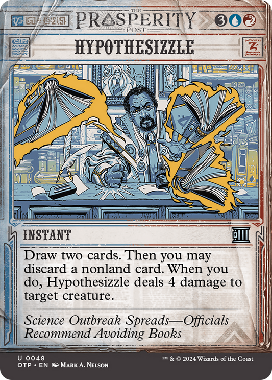 Hypothesizzle (OTP-048) - [Breaking News]: (Showcase) (Borderless) Foil