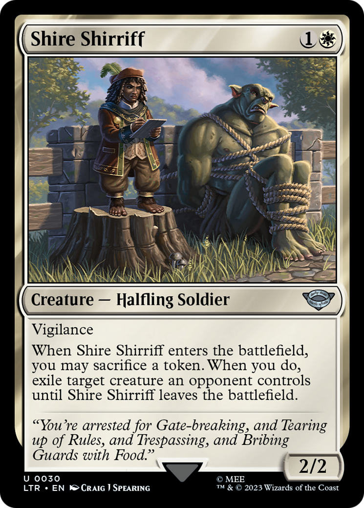Shire Shirriff (LTR-030) - [The Lord of the Rings: Tales of Middle-earth]