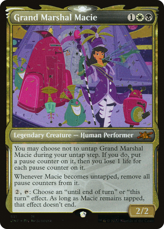 Grand Marshal Macie (UNF-511) - [Unfinity]: (Showcase) Foil