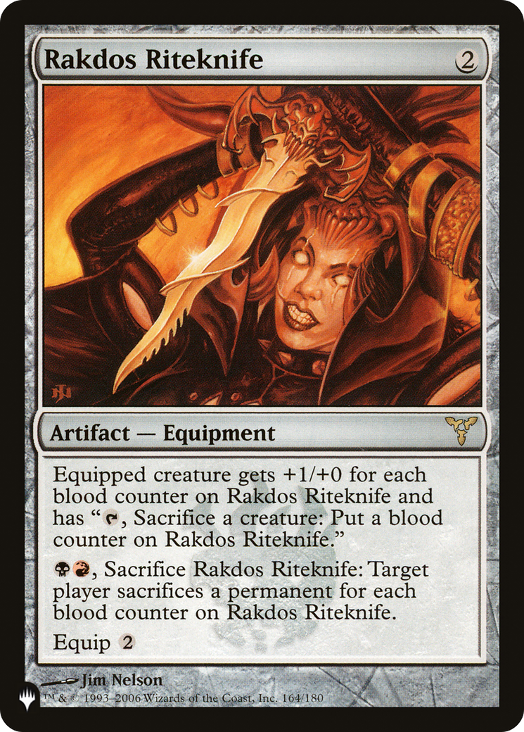 Rakdos Riteknife (LIST-DIS-164) - [The List]