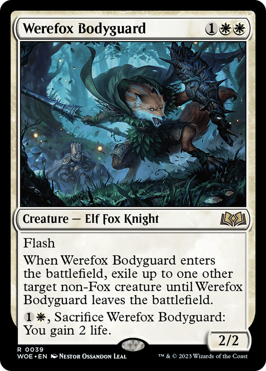 Werefox Bodyguard (WOE-039) - [Wilds of Eldraine] Foil