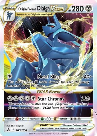 Origin Forme Dialga VSTAR (SWSH256) [Épée et Bouclier : Black Star Promos] 
