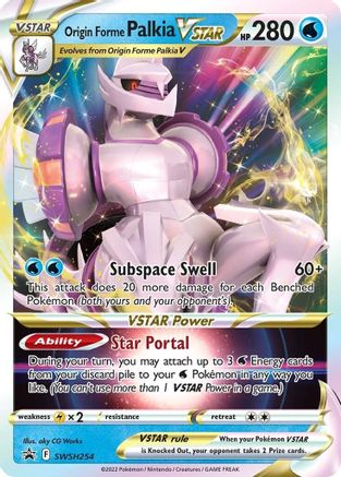 Origin Forme Palkia VSTAR (SWSH254) [Épée et Bouclier : Black Star Promos] 
