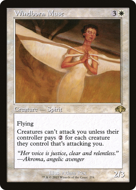 Windborn Muse (DMR-278) - [Dominaria Remastered]