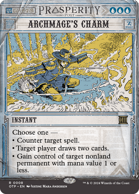 Archmage's Charm (OTP-008) - [Breaking News]: (Showcase) (Borderless)