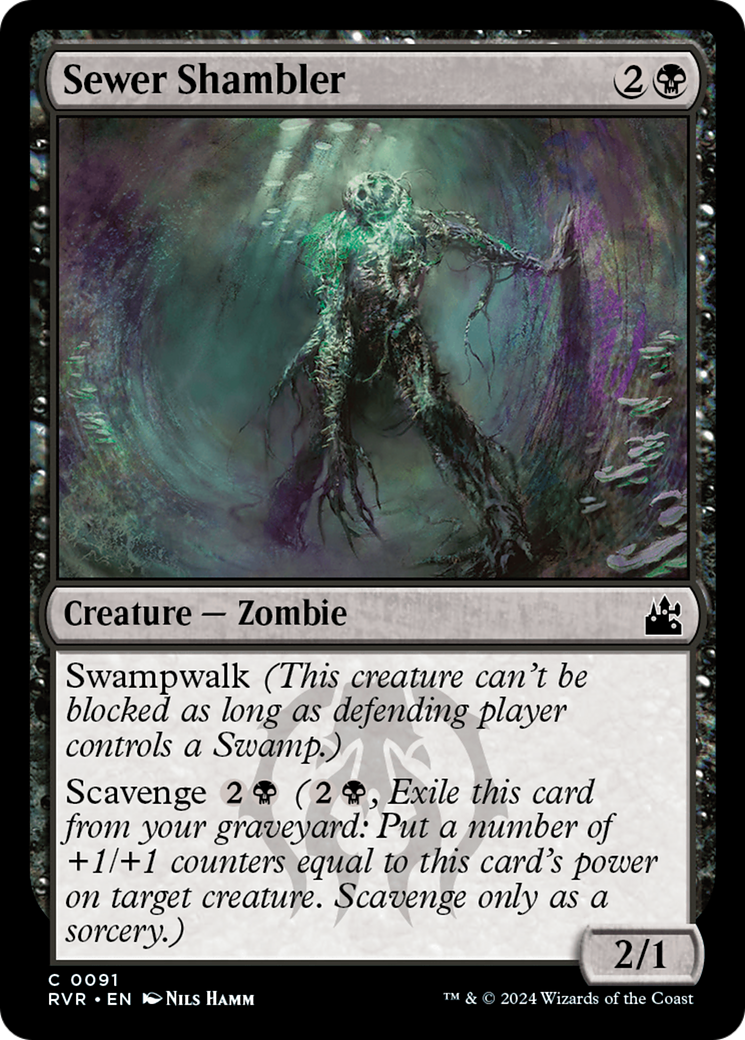 Sewer Shambler (RVR-091) - [Ravnica Remastered]