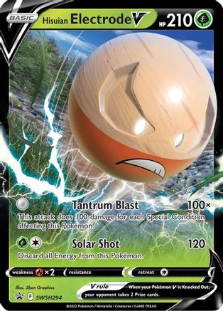 Hisuian Electrode V - SWSH294 SWSH294/307 - [SWSH Sword & Shield Promo Cards] Holofoil