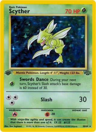 Scyther (10/64) [Jungle 1ère édition] 