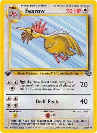 Fearow 36/64 - [Jungle] 1st Edition