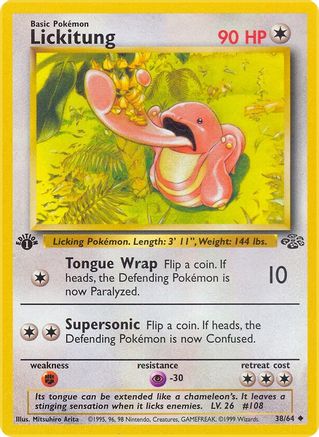 Lickitung 38/64 - [Jungle] 1st Edition