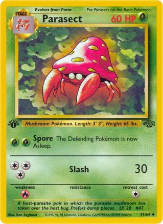 Parasect 41/64 - [Jungle] 1st Edition