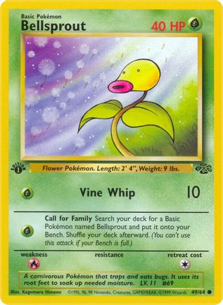Bellsprout 49/64 - [Jungle] 1st Edition