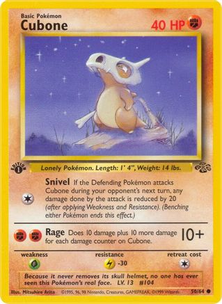 Cubone (50/64) [Jungle 1ère édition] 