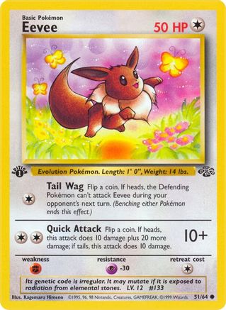 Eevee (51/64) [Jungle 1st Edition]