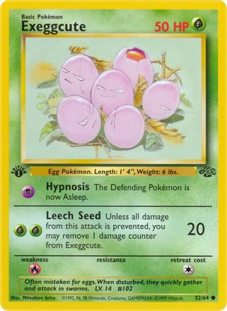 Exeggcute 52/64 - [Jungle] 1st Edition