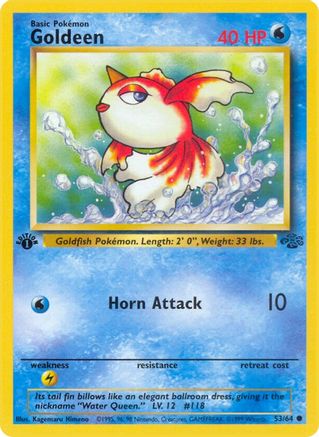 Goldeen 53/64 - [Jungle] 1st Edition